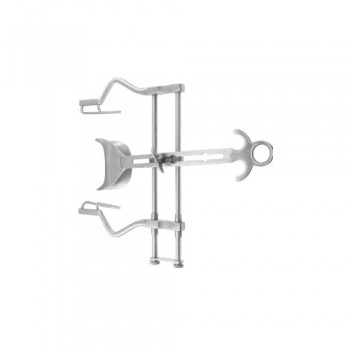 Balfour Retractor Complete With Central Blade Ref:- RT-903-01 Stainless Steel, 20 cm - 8" Spread - Lateral Blades Size 180 mm - 70 x 35 mm